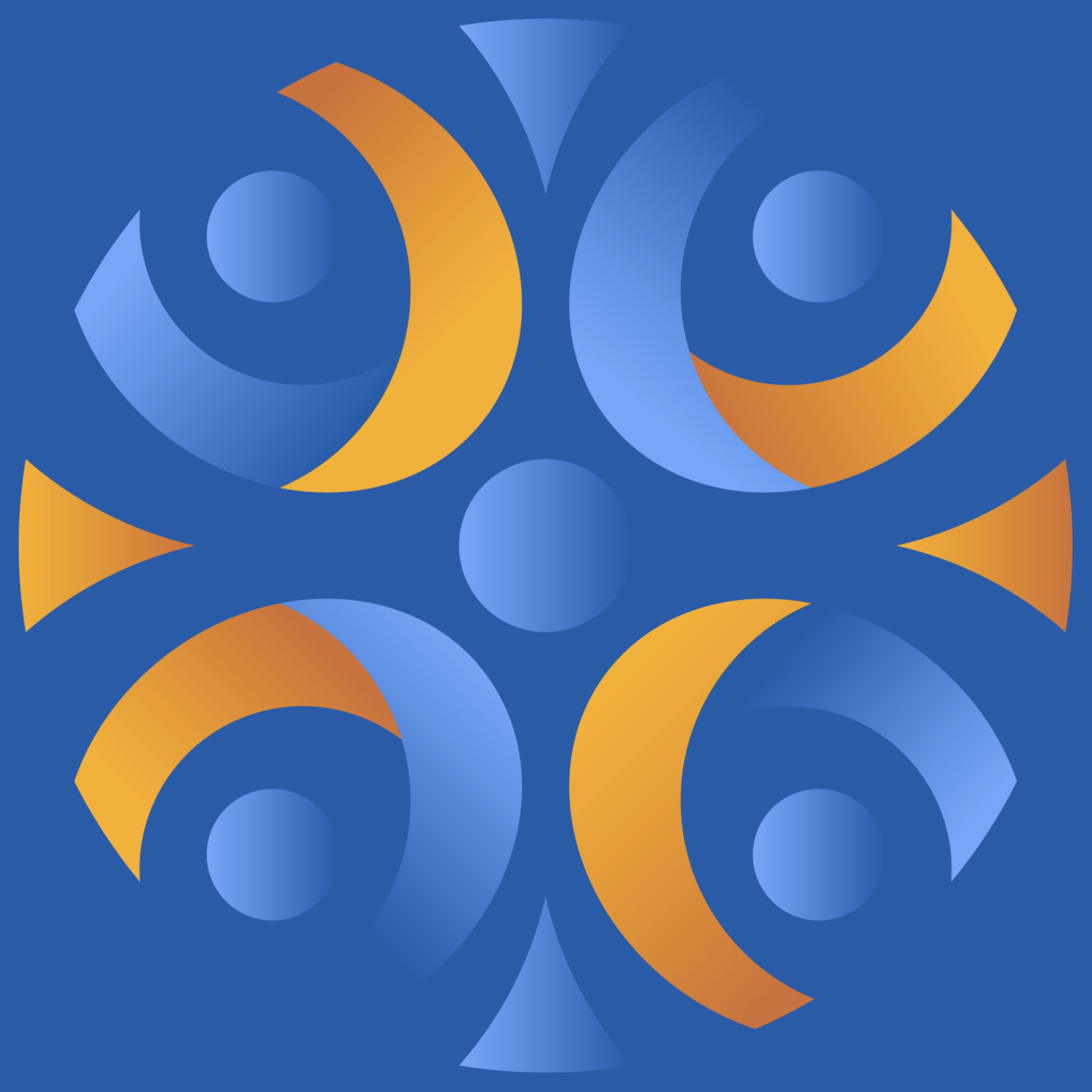 ADHD International Logo with blue Background and no Text